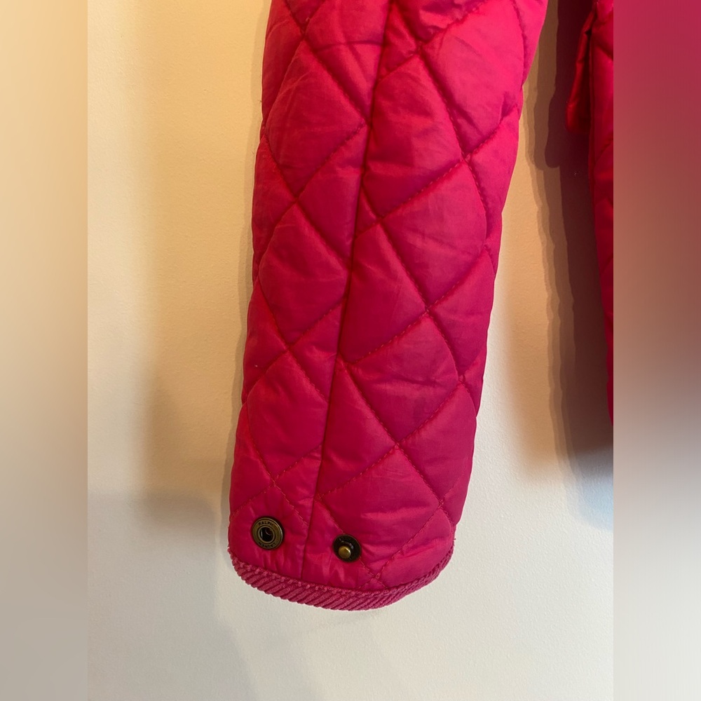 Big Girls Ralph Lauren Pink Quilted Jacket Sz Lg 12/14 - Picture 9 of 16